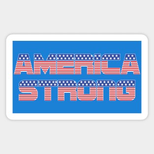 America Strong USA Strong - on dark colors Sticker